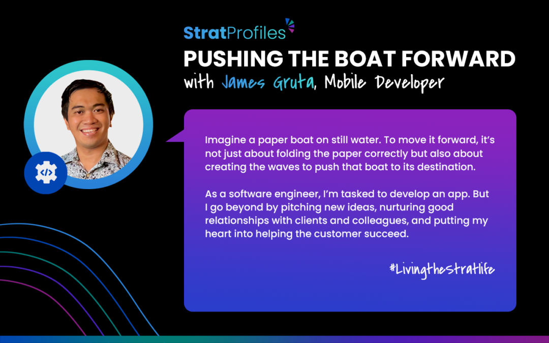 Pushing the boat forward with Mobile Developer James Gruta